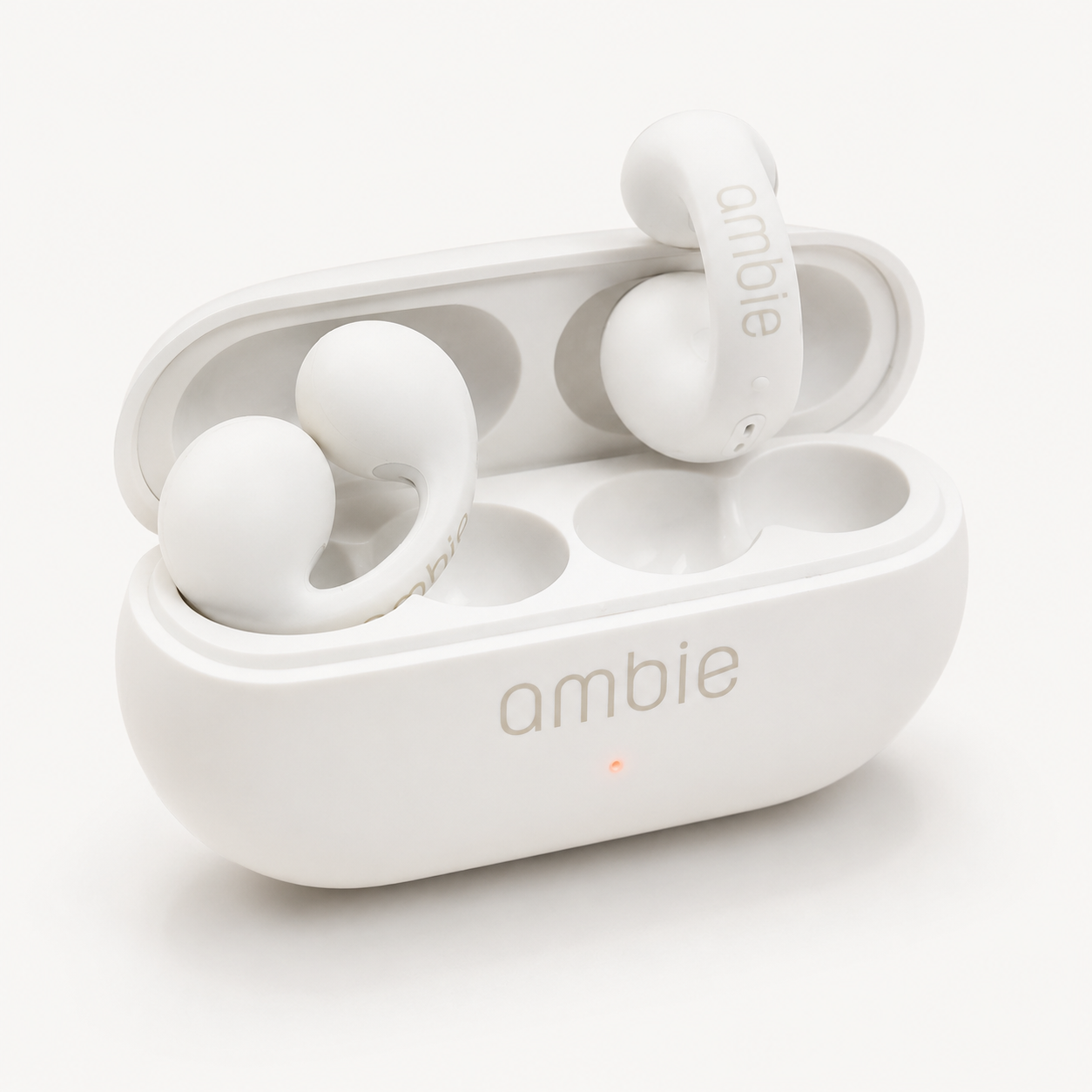 Auriculares Ambie Blanco y negro con Estuche de Carga Premium 🔥