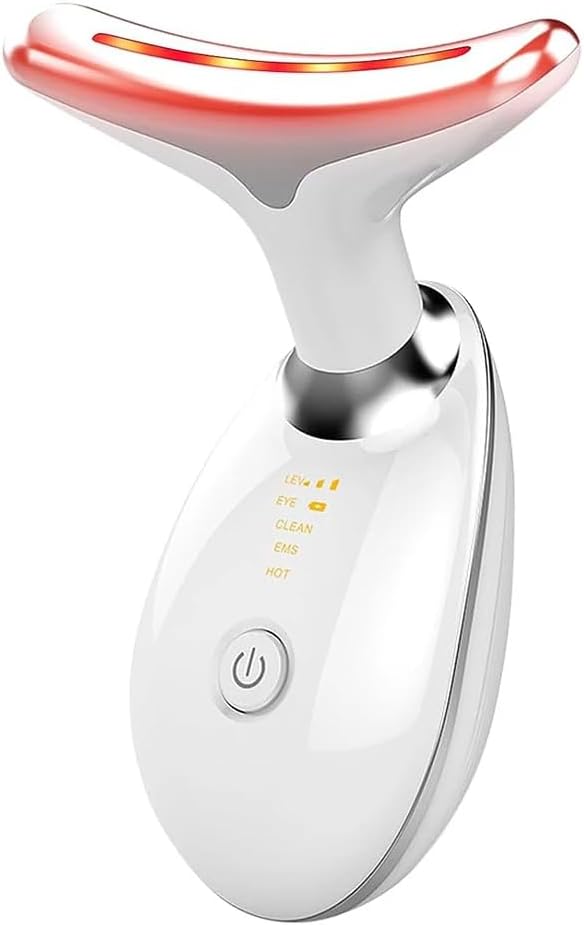 "Tono Perfecto" - Masajeador facial Antienvejecimiento con Luz LED + Masajeador Eléctrico Muscular Mariposa